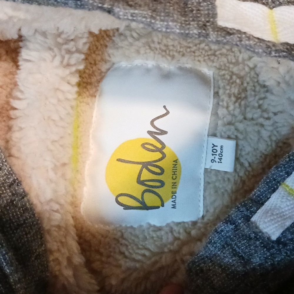 9/10 Mini Boden Blue and Green Dinosaur Hoodie - Picture 2 of 7